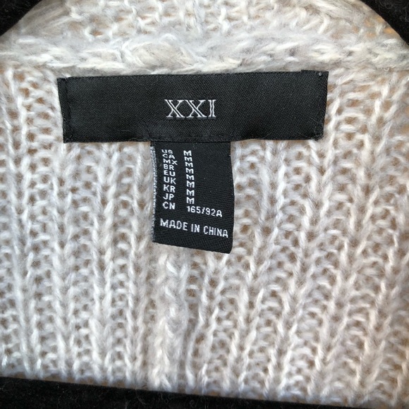 XXI Grey Cardigan - Picture 3 of 4